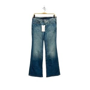 Neil Barrett Flare Blue Jeans Low Rise Size 27